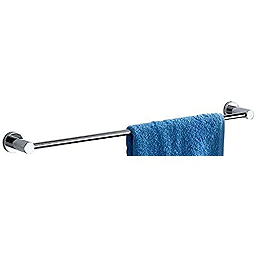 Wenko 19353100 Badetuchstange Uno Valente - extra lang Messing verchromt, 60.5 x 7 x 4 cm von WENKO