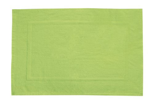 WENKO 19536100 Frottier-Duschvorleger - Baumwolle, 50 x 70 cm, grün von WENKO