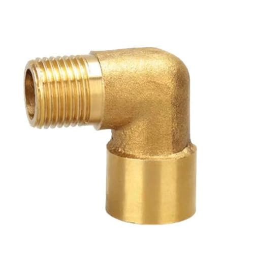 1/8" 1/4" 3/8" 1/2" 3/4" 1" Innengewinde x Außengewinde 90 Grad Messing-Kniestück-Rohrverschraubung Verbindungsstück Kupplung Kupferadapter, FM, 1" 1/8" 1/4" 3/8" 1/2" 3/4" 1" Innengewinde x Außengewinde 90 Grad Messing-Kniestück-Rohrverschraubung Verbindungsstück Kupplung Kupferadapter, FM, 1" von WENLIXIA