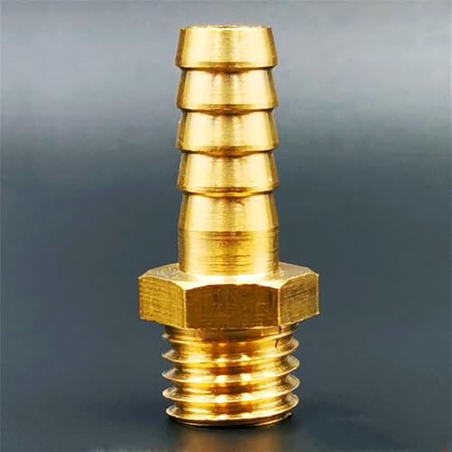 5 Stück 6 mm 8 mm 10 mm Schlauchanschluss auf M8 M10 M12 M14 M16 metrisches Außengewinde Messing-Schlauchanschlussstück, 10 mm Schlauchanschluss, M10 x 1 mm 5 Stück 6 mm 8 mm 10 mm Schlauchanschluss auf M8 M10 M12 M14 M16 metrisches Außengewinde Messing-Schlauchanschlussstück, 10 mm Schlauchanschluss, M10 x 1 mm von WENLIXIA
