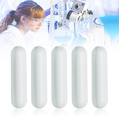 WENRERO 5 Stück Magnet Rühr Mischer Mischer Rühren Bar C7 x 3mm PTFE Magnetrührstäbchen Set Magnetrührer Magnetrührer Mischer Magnetrührfisch Rührstab Typ C Magnetic Stirrer Mixer Stir Bar für Labor von WENRERO