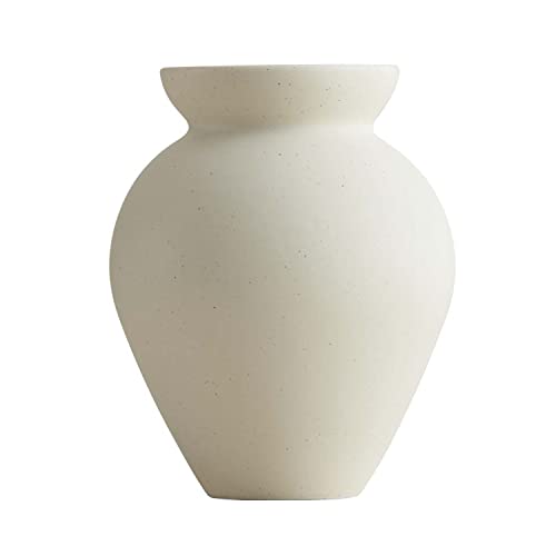 Retro-Blumenvase, Keramik Vase für Blumenarrangement, nordische Wohnzimmer Dekoration, große Vase von WENSHUO