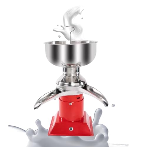YXLMWZRY Elektrische Milchzentrifuge - Frischmilch-Rahmseparator, 50 l/h Magermilchseparator wandelt Rohmilch in Rahmen- und Magermilch um von WENYAZIGUO