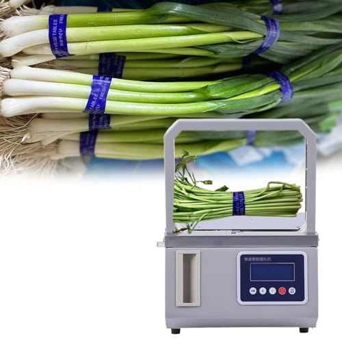 YXLMWZRYAutomatische OPP-Bandumreifungsmaschine mit fotoelektrischer Sensorik, industrielles Desktop-Umreifungsgerät for effizientes Umreifen und Verpacken von Gemüse von WENYAZIGUO