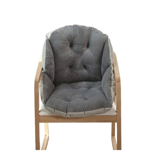 Kissen für Hängesessel Hängematten-Schaukelstuhlkissen, Hängekorb-Sitzkissen, weiches Hänge-Eierstuhl-Rückenkissen for drinnen und draußen(Grey) von WENYOG