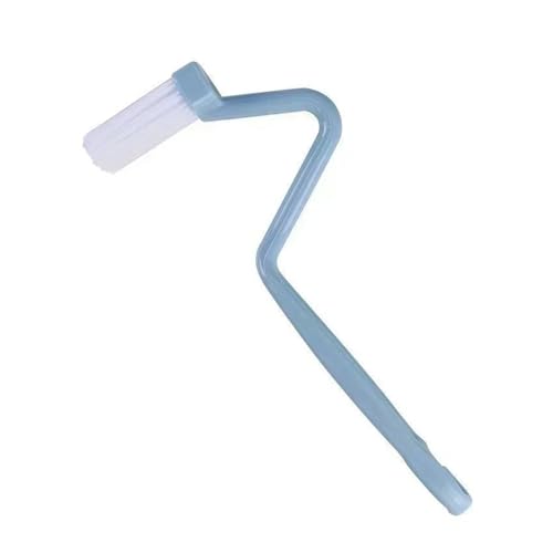 Toilettenbürsten Gebogene Toilettenbürste mit langem Griff, Toilettenreinigungsbürste, Haushalts-Tiefenreinigungswerkzeug, Badezimmerbedarf(Blue) von WENYOG