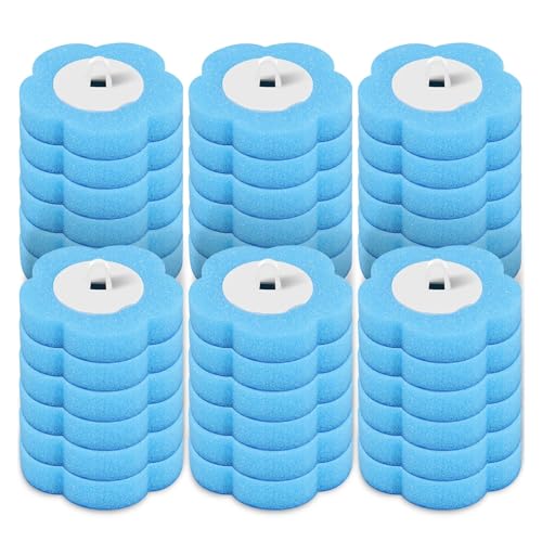Toilettenbürsten Toilettenbürste Einweg-Ersatzkopf-Reinigungsset Toilettenschüsselbürste Langer Griff WC-Zubehör Werkzeug(36 Blue) von WENYOG