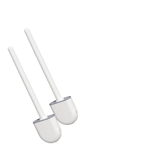 Toilettenbürsten Toilettenbürste Silikon-Toilettenreinigungsbürste Wandmontierter Toilettenreiniger Besenset Modernes WC-Kit Schönheits-Badezimmerzubehör(06) von WENYOG