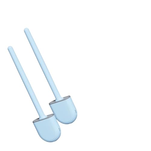 Toilettenbürsten Toilettenbürste Silikon-Toilettenreinigungsbürste Wandmontierter Toilettenreiniger Besenset Modernes WC-Kit Schönheits-Badezimmerzubehör(08) von WENYOG