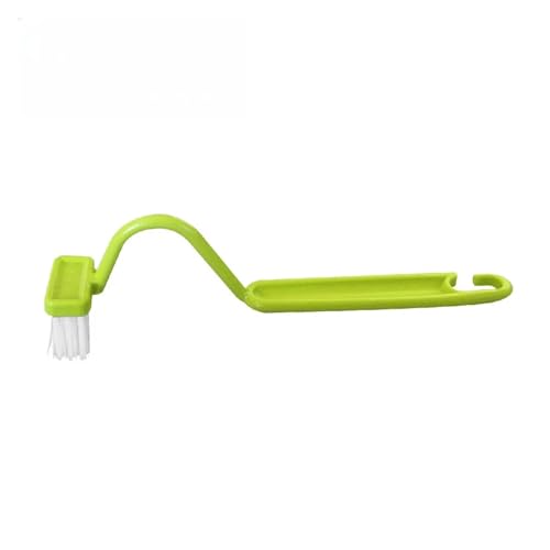 Toilettenbürsten Toilettenbürste in S-Form, tragbarer Toilettenreiniger, Gebogene Kante, Eckgriff, Badezimmerzubehör, Reinigung, Haushaltswerkzeuge, Zubehör(Green) von WENYOG