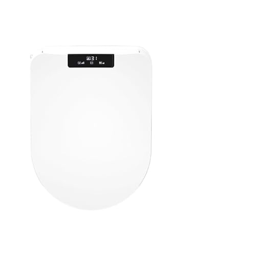 Toilettendeckel mit Absenkautomatik Automatischer Bidetsitz mit Heizfunktion, universeller U-förmiger D-förmiger Smart-Toilettensitz(51.5 Automatic cover,220V-230V) von WENYOG