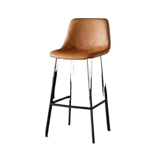 WENYOG Barhocker Haushalt Hochhocker Stuhl Bar Kassierer Rezeption Stuhl(Deep Purple) von WENYOG