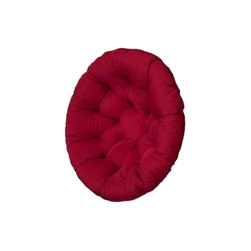 WENYOG Kissen für Hängesessel Eierstuhlpolster for Komfort Hängekorbkissen Hängemattenkissen(Dark Red60x60cm) von WENYOG