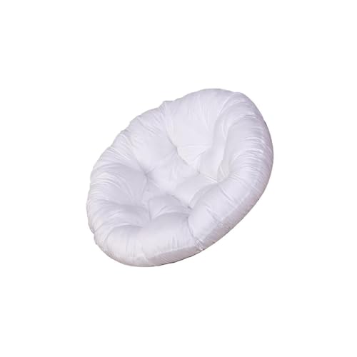 WENYOG Kissen für Hängesessel Eierstuhlpolster for Komfort Hängekorbkissen Hängemattenkissen(White) von WENYOG