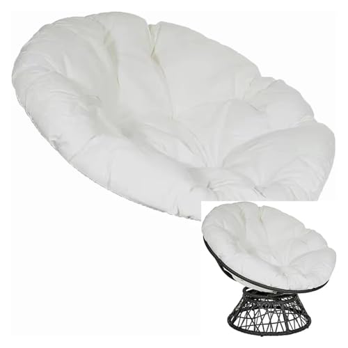 WENYOG Kissen für Hängesessel Schaukel Hängekorb Sitz Runde Füllung Kissen Rattan Stuhl Pad Garten Korb Indoor Outdoor Entspannen Sofa(9,70x70cm only Cushion) von WENYOG