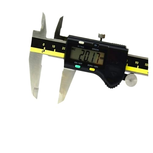 Digitaler Messschieber 150mm 200mm 300mm Digitaler Messschieber Edelstahl elektronischer Mikrometer +Box(0-150mm 6inch) von WEOKDFHA