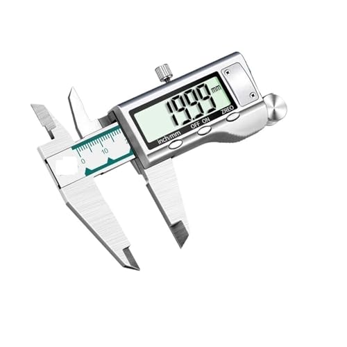 Digitaler Messschieber Hochpräziser digitaler Messschieber aus Edelstahl, lang, wasserdicht, multifunktional(1333) von WEOKDFHA