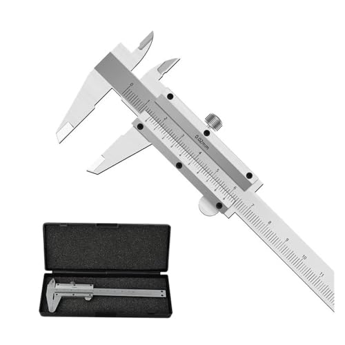 Digitaler Messschieber Messschieber 0-100 mm Präzision 0,02 Edelstahl-Messgerät Werkzeuge von WEOKDFHA
