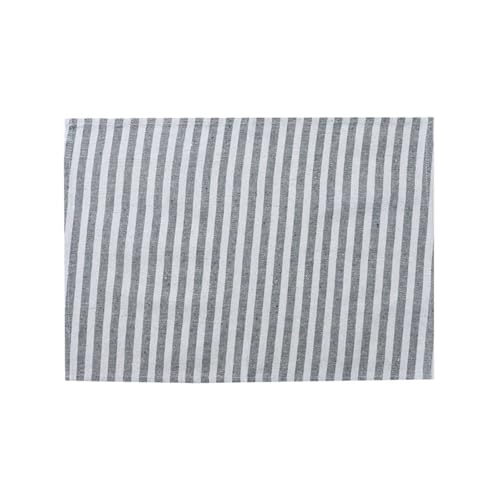 Kaffeemaschine Unterlage 2 Stück quadratische Streifen rutschfeste Tischsets aus Baumwolle for Küche, Restaurant, Café, isolierte Tellermatten for Zuhause(B02-2pcs) von WEOKDFHA
