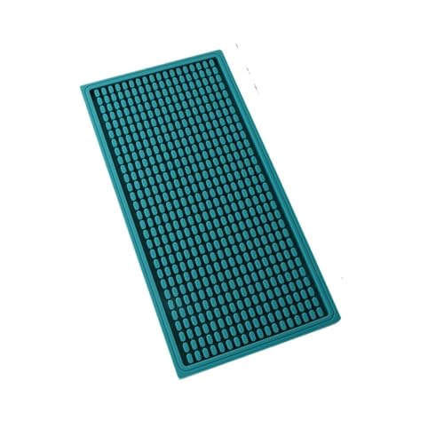 Kaffeemaschine Unterlage Barmatte, Kaffeemaschine, Arbeitsplatten-Spill-Service-Matte, wasserdicht, hitzebeständig, Arbeitsplatten-Abtropfmatte for Home-Bar-Zubehör(Dark green) von WEOKDFHA