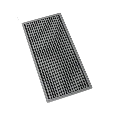 Kaffeemaschine Unterlage Barmatte, Kaffeemaschine, Arbeitsplatten-Spill-Service-Matte, wasserdicht, hitzebeständig, Arbeitsplatten-Abtropfmatte for Home-Bar-Zubehör(Dark grey) von WEOKDFHA