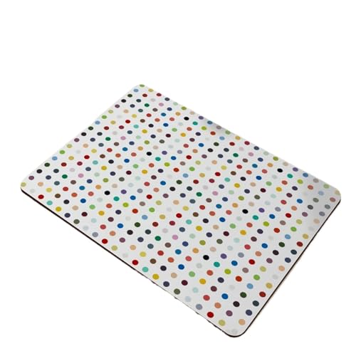 Kaffeemaschine Unterlage Bunte Abtropfmatte, Trockenmatte for Küche, Bar, Kaffeegeschirr, Gummi, schnelltrocknend, wasserabsorbierend, Anti-Rutsch-Matte(Z3,40cmX60cmX3mm) von WEOKDFHA