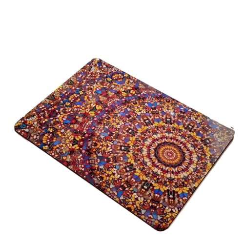 Kaffeemaschine Unterlage Bunte Abtropfmatte, Trockenmatte for Küche, Bar, Kaffeegeschirr, Gummi, schnelltrocknend, wasserabsorbierend, Anti-Rutsch-Matte(Z6,30cmX40cmX3mm) von WEOKDFHA