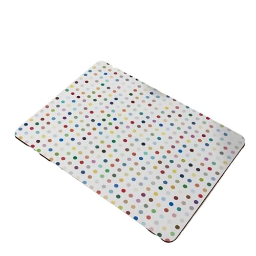 Kaffeemaschine Unterlage Bunte Abtropfmatte, Trockenmatte for Küche, Bar, Kaffeegeschirr, Gummi, schnelltrocknend, wasserabsorbierend, Anti-Rutsch-Matte(Z7,40cmX50cmX3mm) von WEOKDFHA