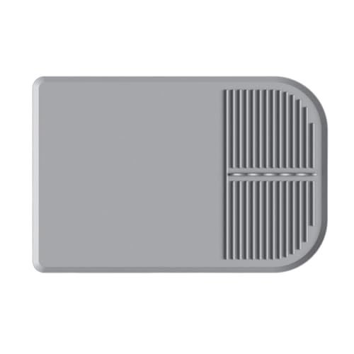 Kaffeemaschine Unterlage Kaffeematte aus Silikon for Arbeitsplatten, Kaffeebar-Zubehör, passend unter Kaffeemaschine, Espressomaschine, Abtropfmatte, Abtropfunterlage(Grey) von WEOKDFHA