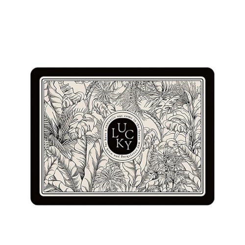 Kaffeemaschine Unterlage Super saugfähiger Kaffeeteller, große saugfähige Abtropfmatte for die Küche, schnell trocknende Drainageunterlage, rutschfeste Geschirrmatte(Color8,40x60cm) von WEOKDFHA