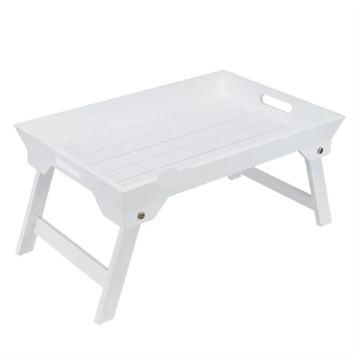Klappbarer Nachttisch Klappbarer Betttisch, Mehrzweck-Picknicktisch, Picknicktisch im Freien, Klapptisch for Snacks, Obst, Ablagefach auf Lager, Schreibtisch, Home-Teller, Clip, Sofa(30x20x11.5cm 1) von WEOKDFHA