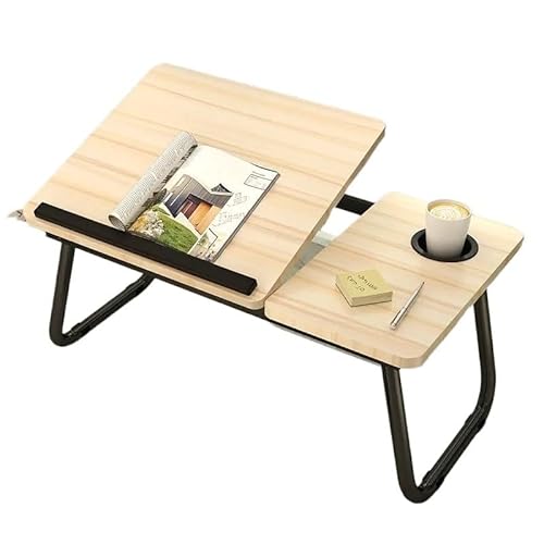 Klappbarer Nachttisch Klappbarer Betttisch, tragbarer klappbarer Laptop-Schreibtisch, Lazy Table, Bett-Sofa, verstellbarer kleiner Computertisch, Stehpult, Wohnmöbel, kostenlose Installation(2) von WEOKDFHA