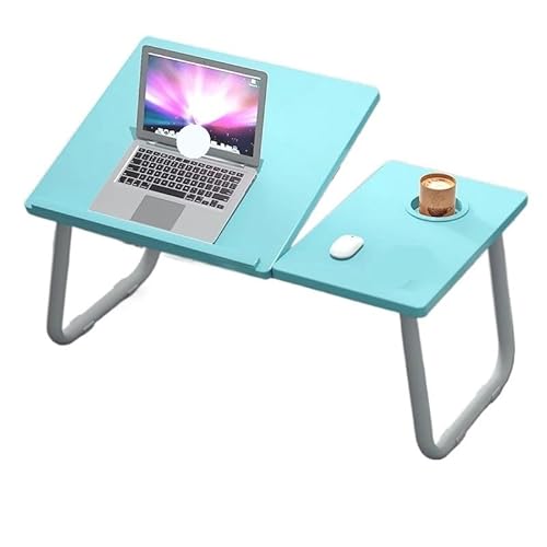 Klappbarer Nachttisch Klappbarer Betttisch, tragbarer klappbarer Laptop-Schreibtisch, Lazy Table, Bett-Sofa, verstellbarer kleiner Computertisch, Stehpult, Wohnmöbel, kostenlose Installation(4) von WEOKDFHA