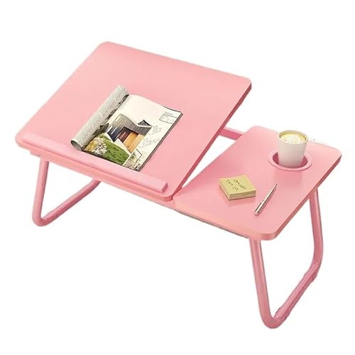 Klappbarer Nachttisch Klappbarer Betttisch, tragbarer klappbarer Laptop-Schreibtisch, Lazy Table, Bett-Sofa, verstellbarer kleiner Computertisch, Stehpult, Wohnmöbel, kostenlose Installation(6) von WEOKDFHA
