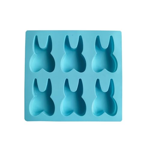 Silikon-Kerzenform 3D zahnförmige Silikonform Zähne Schokolade Fondant Kuchen Süßigkeiten Kerze Seifenform Gelee Dekoration Werkzeuge Puddingformen(Blue) von WEOKDFHA
