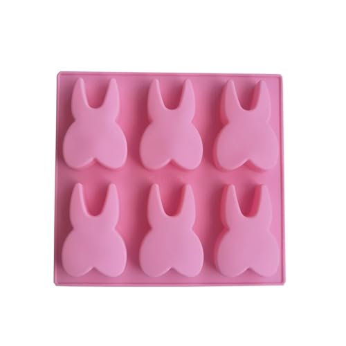 Silikon-Kerzenform 3D zahnförmige Silikonform Zähne Schokolade Fondant Kuchen Süßigkeiten Kerze Seifenform Gelee Dekoration Werkzeuge Puddingformen(Pink) von WEOKDFHA