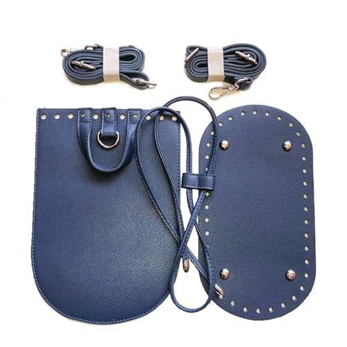 WEOKDFHA DIY-Set zur Ledertaschenherstellung 1 Set handgefertigte Handtasche Schultergurt gewebte Tasche Set Leder Tasche Böden mit Hardware-Zubehör for DIY Tasche Rucksack(Color-10) von WEOKDFHA