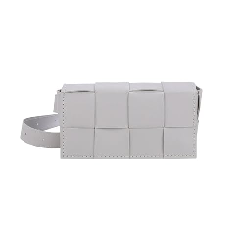 WEOKDFHA DIY-Set zur Ledertaschenherstellung 1 Set handgemachte Handtasche Schultergurt gewebte Tasche Set Leder Tasche Böden DIY Telefon Rucksack gewebte rechteckige Tasche(Gray) von WEOKDFHA