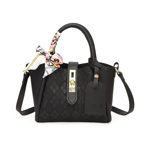 WEOKDFHA DIY-Set zur Ledertaschenherstellung 1Set DIY Handgemachte Tasche Handtasche Nähen Mit Nähen Handel Tasche Hand Nähen Material Pu Leder Zubehör(Black Material) von WEOKDFHA