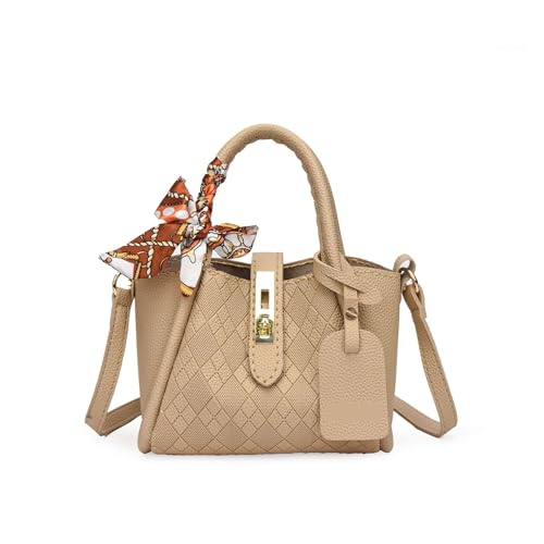 WEOKDFHA DIY-Set zur Ledertaschenherstellung 1Set DIY Handgemachte Tasche Handtasche Nähen Mit Nähen Handel Tasche Hand Nähen Material Pu Leder Zubehör(Khaki Material) von WEOKDFHA