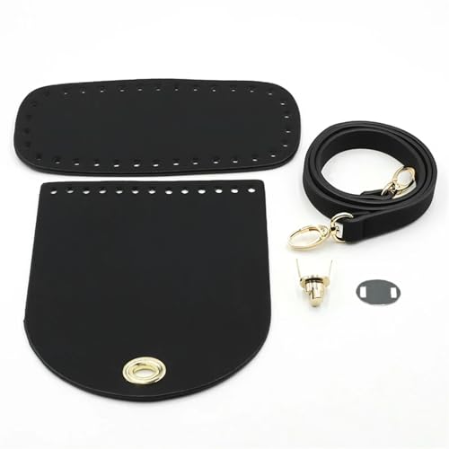 WEOKDFHA DIY-Set zur Ledertaschenherstellung DIY handgemachte Handtasche Leder Schultergurt gewebte Tasche Set Tasche Böden mit Hardware-Paket Zubehör for Frauen Tasche Rucksack(A-02) von WEOKDFHA