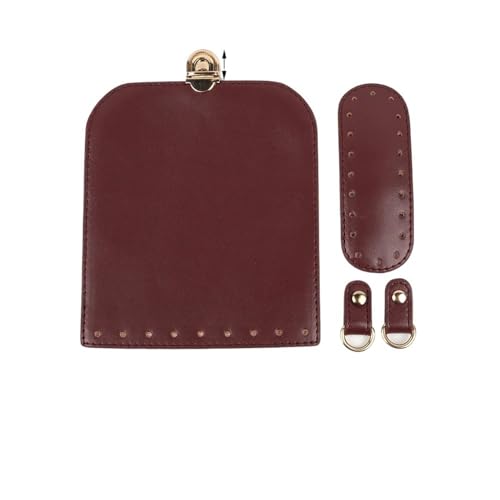 WEOKDFHA DIY-Set zur Ledertaschenherstellung DIY handgemachte Handtasche Leder Schultergurt gewebte Tasche Set Tasche Böden mit Hardware-Paket Zubehör for Frauen Tasche Rucksack(C) von WEOKDFHA