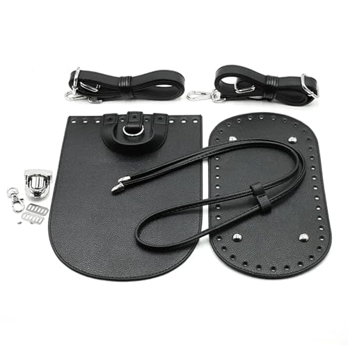 WEOKDFHA DIY-Set zur Ledertaschenherstellung DIY handgemachte Handtasche Leder Schultergurt gewebte Tasche Set Tasche Böden mit Hardware-Paket Zubehör for Frauen Tasche Rucksack(F-01) von WEOKDFHA