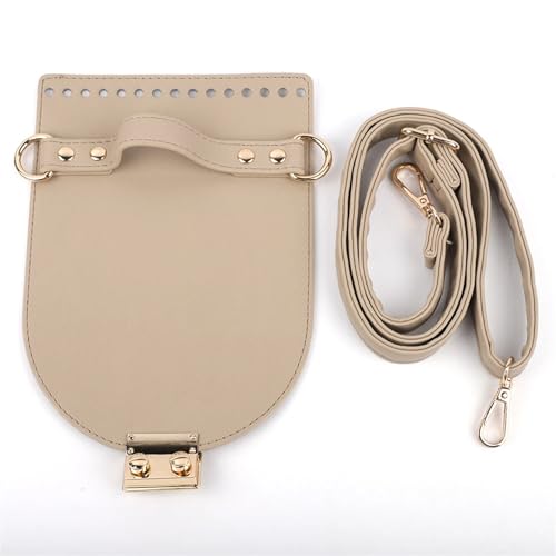 WEOKDFHA DIY-Set zur Ledertaschenherstellung DIY handgemachte Handtasche Leder Schultergurt gewebte Tasche Set Tasche Böden mit Hardware-Paket Zubehör for Frauen Tasche Rucksack(J) von WEOKDFHA