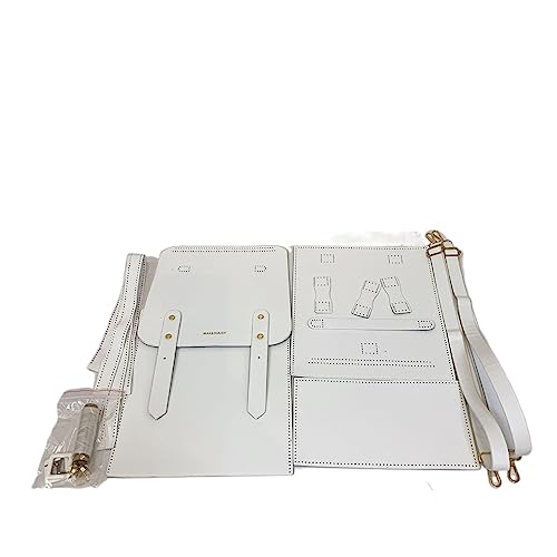 WEOKDFHA DIY-Set zur Ledertaschenherstellung Große Kapazität PU Material Set DIY handgemachte Handytasche Handtasche Rucksack(Material Set) von WEOKDFHA
