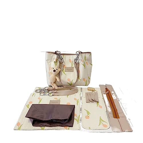 WEOKDFHA DIY-Set zur Ledertaschenherstellung Sommer All Style Material Set DIY handgefertigt for Handytasche Handtasche(Material set-01) von WEOKDFHA