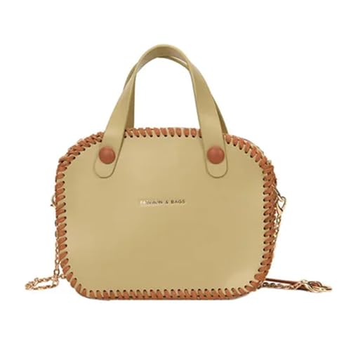 WEOKDFHA DIY-Set zur Ledertaschenherstellung Vintage Retro Handtasche DIY handgemachte PU Material Set Rucksack Handytasche Zubehör for Frauen Handtasche(Green) von WEOKDFHA