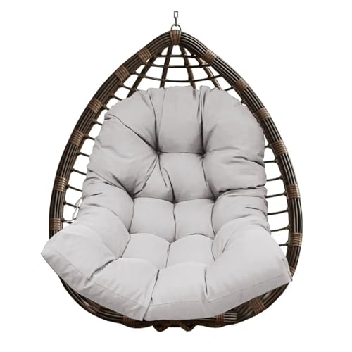 WEOKDFHA Hängekorb-Stuhlkissen Wasserdichtes Hängekorbkissen for Schaukeln, verdicktes, weiches Eierstuhlpolster, Sitzkissen for Garten, drinnen und draußen, Terrasse for Rattanstühle(Llight Gray) WEOKDFHA Hängekorb-Stuhlkissen Wasserdichtes Hängekorbkissen for Schaukeln, verdicktes, weiches Eierstuhlpolster, Sitzkissen for Garten, drinnen und draußen, Terrasse for Rattanstühle(Llight Gray) von WEOKDFHA