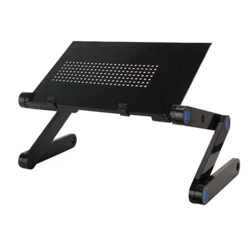WEOKDFHA Klappbarer Nachttisch Klappbarer Betttisch, Bett, Computertisch, Laptop-Halter, Ständer, klappbarer PC-Tisch, Wohnzimmermöbel, Home-Office-Computertisch mit Kühlerlüfter von WEOKDFHA
