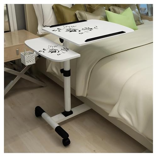 WEOKDFHA Klappbarer Nachttisch Klappbarer Betttisch, anhebbarer Notebooktisch, Computertisch, mobiler Nachttisch, Schlafsofa, Lernschreibtisch, klappbarer Laptoptisch, Verstellbarer Tisch(01) von WEOKDFHA